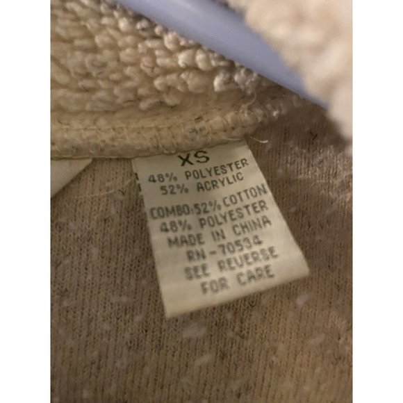 ORVIS Women's Vest Fall/Winter, Cream Fleece/Tapestry Size XS - Picture 5 of 7